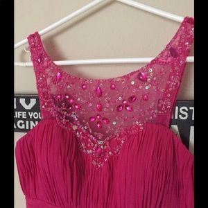 Fuchsia formal/ prom dress